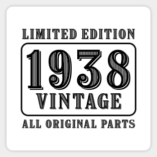 All original parts vintage 1938 limited edition birthday Magnet